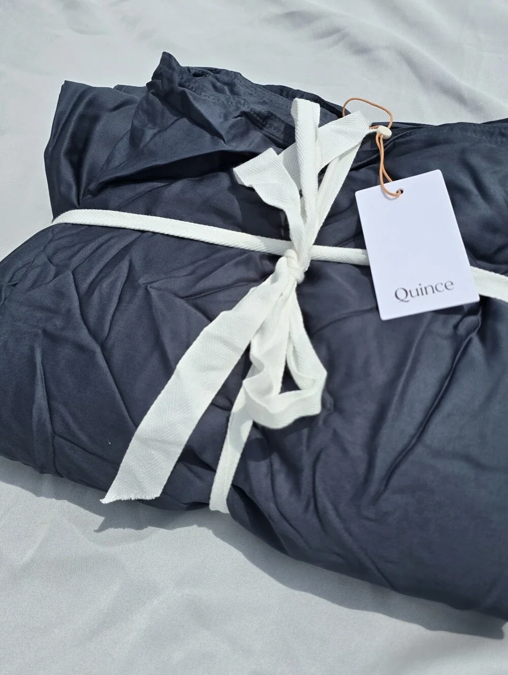 Quince Viscose From Organic Bamboo Duvet Cover Nightfall King Cal King